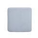 Desi Light Blue Performance Fabric Upholstered Square Ottoman
