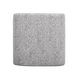 Desi Black and White Performance Fabric Upholstered Square Ottoman
