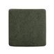 Desi Green Performance Fabric Upholstered Square Ottoman