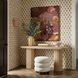 Darcy Faux Travertine Oval Outdoor Concrete Top Console Table