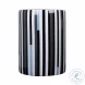 Taurus Ceramic And Modern Stripes Print Stool