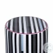Taurus Ceramic And Modern Stripes Print Stool