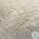 Britt Natural Vegan Shearling Ottoman