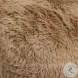 Britt Dark Taupe Vegan Shearling Ottoman