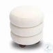 Stefanie Cream Velvet Ottoman