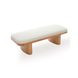 Ollie White Performance Boucle Large Bench