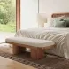 Ollie White Performance Boucle Large Bench