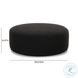 Broohah Black Boucle Square Ottoman