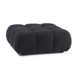 Calliope Black Square Modular Ottoman