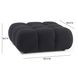 Calliope Black Square Modular Ottoman