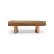 Ollie Taupe 57" Large Bench