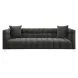 Bea Grey Velvet 91" Sofa