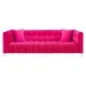 Bea Pink Velvet 91" Sofa
