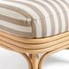 Dorine Khaki and White Performance Fabric Upholstered Accent Chair