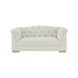 Farah Cream Velvet 69" Loveseat by Inspire Me Home Decor