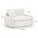 Rachelle Cream Velvet Lounge Chair