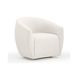 Jordan Cream Velvet Swivel Chair