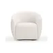 Jordan Cream Velvet Swivel Chair