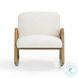 Bonney Cream Performance Fabric Rocking Chair