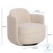 Wolfie Light Blush Velvet Swivel Chair