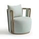 Paolo Mint Green Swivel Chair