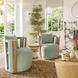 Paolo Mint Green Swivel Chair