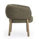 Foxy Olive Green Performance Fabric Accent Chair