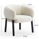 Foxy Cream Performance Fabric Accent Chair
