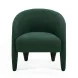 Kris Forest Green Upholstered Accent Chair