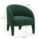 Kris Forest Green Upholstered Accent Chair
