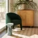 Kris Forest Green Upholstered Accent Chair