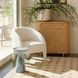 Kris Cream Upholstered Accent Chair
