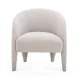 Kris Warm Gray Performance Fabric Upholstered Accent Chair