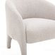 Kris Warm Gray Performance Fabric Upholstered Accent Chair