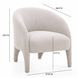 Kris Warm Gray Performance Fabric Upholstered Accent Chair