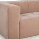Alder Peach Chenille 89" Upcycled Sofa