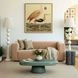 Alder Peach Chenille 89" Upcycled Sofa