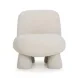 Stomp Cream Performance Fabric Upholstered Accent Chair