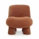 Stomp Rust Performance Fabric Upholstered Accent Chair
