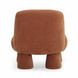 Stomp Rust Performance Fabric Upholstered Accent Chair