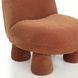 Stomp Rust Performance Fabric Upholstered Accent Chair