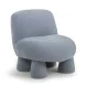 Stomp Blue Performance Fabric Upholstered Accent Chair