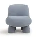 Stomp Blue Performance Fabric Upholstered Accent Chair