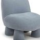 Stomp Blue Performance Fabric Upholstered Accent Chair