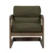 Palma Forrest Green Upholstered Accent Chair