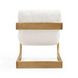 Palma Cream Performance Fabric Upholstered Accent Chair