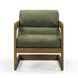Palma Forrest Green Performance Fabric Upholstered Accent Chair