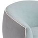 Jordan Baby Blue and Cream Performance Fabric Upholstered Swivel Accent Chair