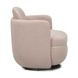 Wolfie Pink Performance Fabric Upholstered Swivel Accent Chair