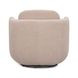 Wolfie Pink Performance Fabric Upholstered Swivel Accent Chair